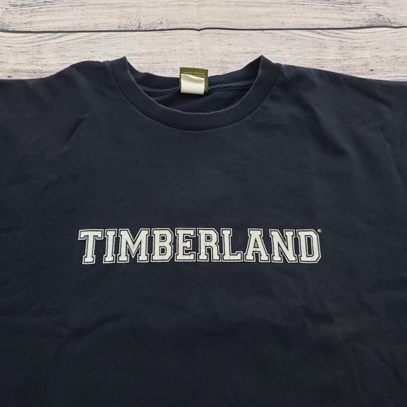 Timberland Other - Mens Timberland Spell Out T-Shirt Blue Size XL